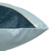 COUSSIN RAYE NELYA VELOURS BLEU 40X40CM