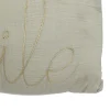 COUSSIN RECTANGLE DOUBLE GAZE COTON VERT