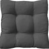 COUSSIN SOL HAWAI 60X60X12CM CARBONE