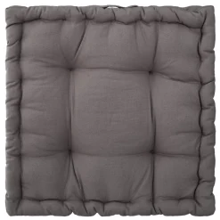 COUSSIN SOL OTTO GRIS 40X40X8CM