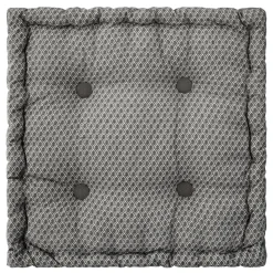 COUSSIN SOL OTTO GRIS 40X40X8CM