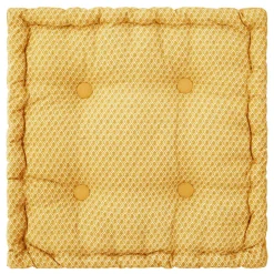 COUSSIN SOL OTTO OCRE 40X40X8CM