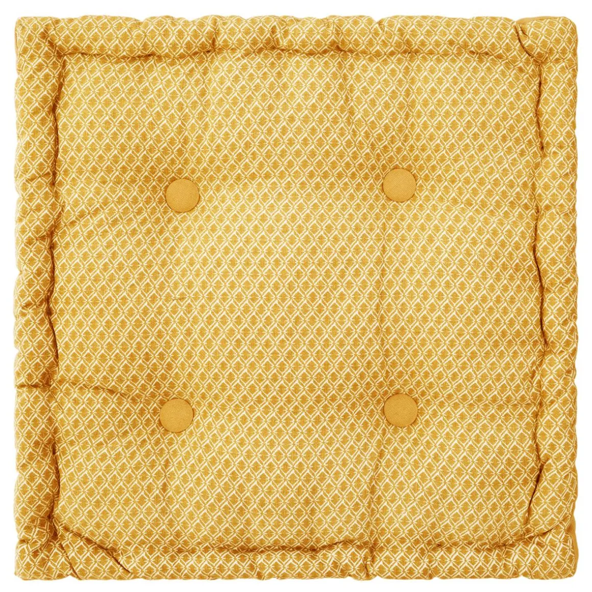 COUSSIN SOL OTTO OCRE 40X40X8CM