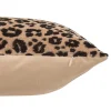 COUSSIN VELOURS JACQUARD LEOPARD LYNRA 40X40CM
