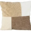 COUSSIN 45X45CM CHENILLE BI MATIERE
