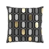 COUSSIN 45X45CM COTON IMPRIME METALLISE CALIDOR