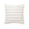 COUSSIN 45X45CM FOURRURE VELOURS BOUDOIR NATUREL