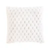 COUSSIN 45X45CM FOURRURE VELOURS FROSTY NATUREL