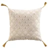 COUSSIN 40X40CM IMPRIME METALLISE RAFINA
