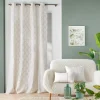 COUSSIN 45X45CM POLYCOTON IMPRIME METALLISE MAHO BLANC