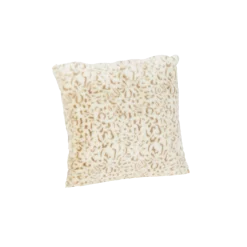 COUSSIN 45X45CM VELOURS LEOPARD GRIS