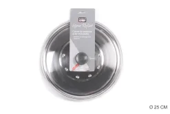 COUVERCLE ANTI BUEE INOX 25CM