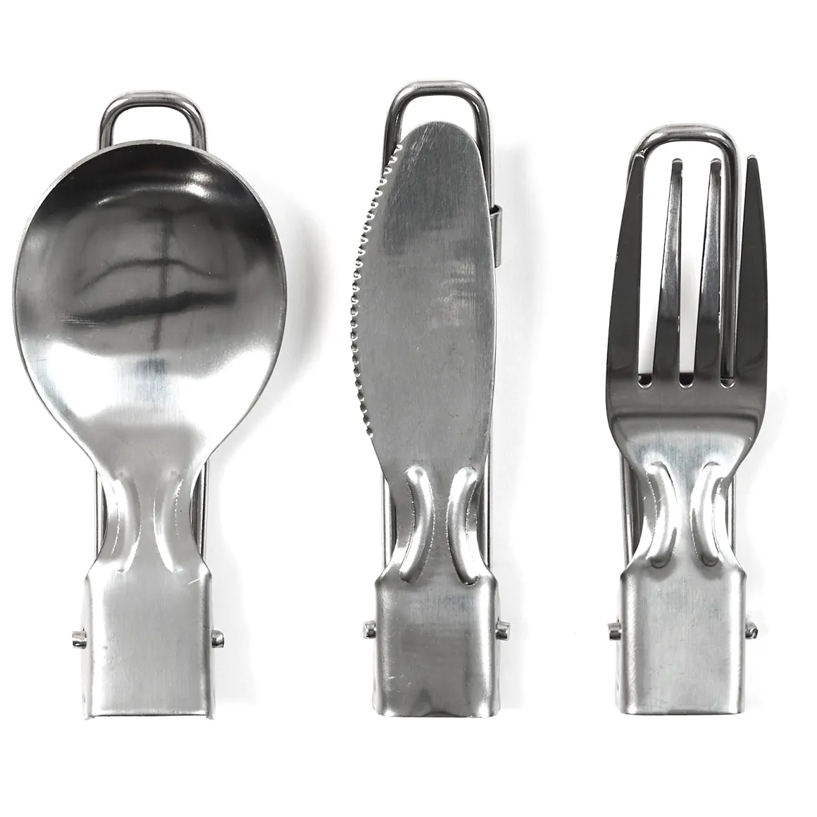 COUVERT PLIABLE A EMPORTER INOX X3 PIECES