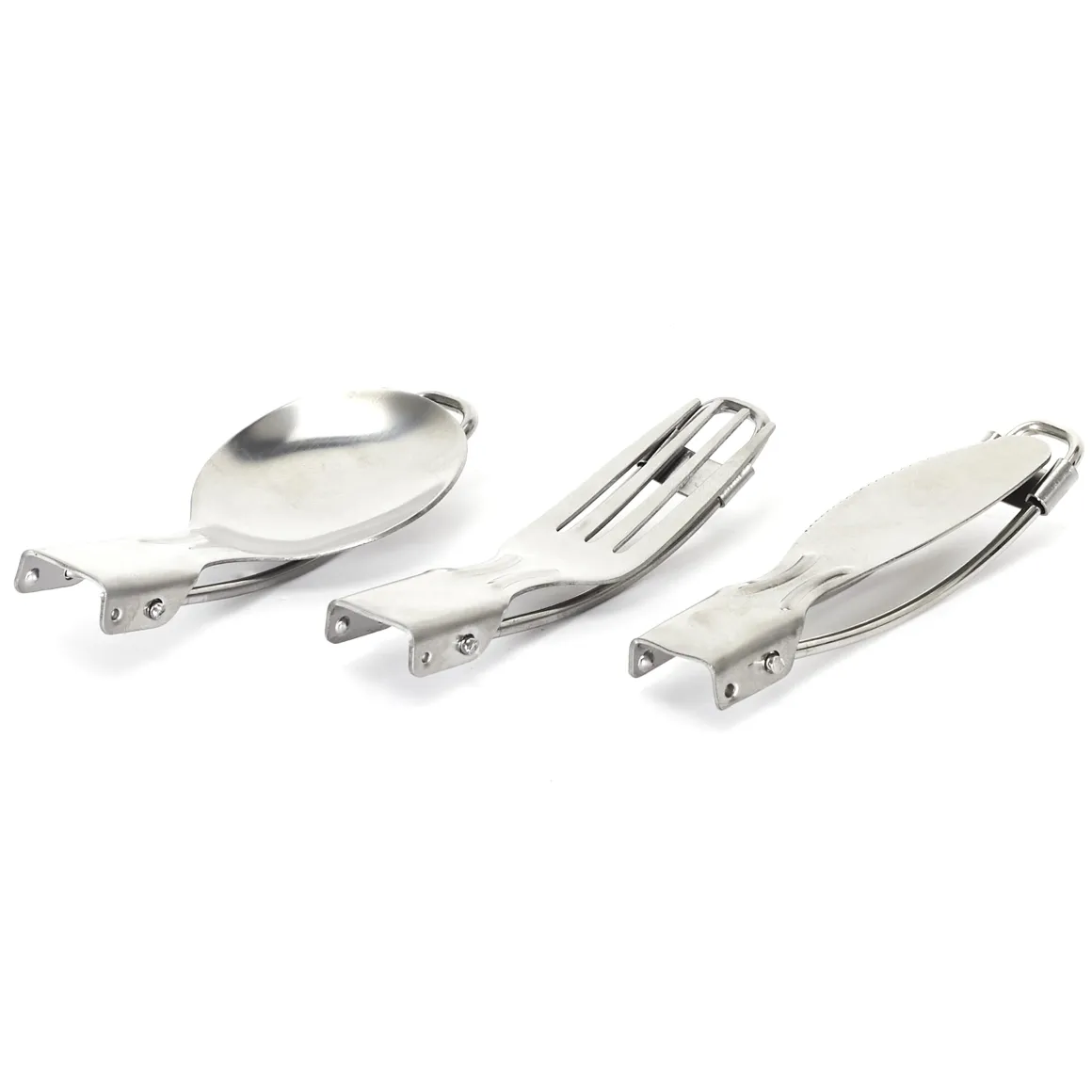 COUVERT PLIABLE A EMPORTER INOX X3 PIECES