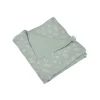 COUVERTURE GAZE DE COTON 75X75CM CELADON
