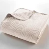 COUVRE LIT 220X240CM ET 2 TAIES 60X60CM SOLANGE NATUREL