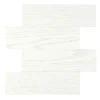 CREDENCE ADHESIVE X4 PIECES 25X25CM MURAL BOISEO BLANC