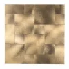 CREDENCE ADHESIVE X4 PIECES 25X25CM MURAL TRAVERTIN CUIVRE