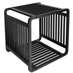 CUBE MALIN EMPILABLE BAMBOU NOIR