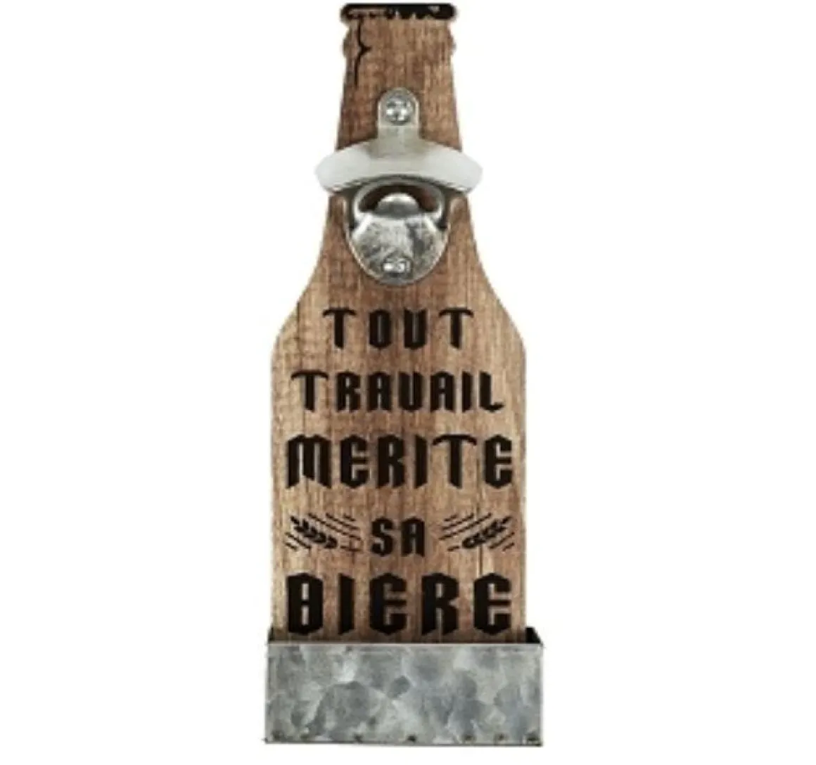 DECAPSULEUR MURAL TOUT TRAVAIL MERITE SA BIERE