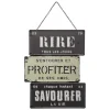 DECO METAL CHAINE LOFT D.26X34CM