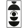 DECO MURALE LEOTIE METAL D.35X65CM