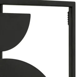 DECO MURALE LEOTIE METAL D.35X65CM