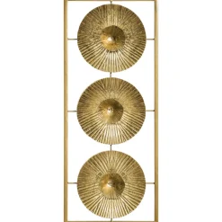 DECO MURALE METAL DORE 25X61CM