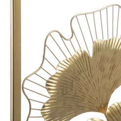 DECO MURALE METAL GINKO D.50X100CM