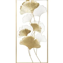 DECO MURALE METAL GINKO D.50X100CM