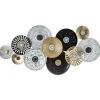DECO MURALE METAL ROND 134X68CM