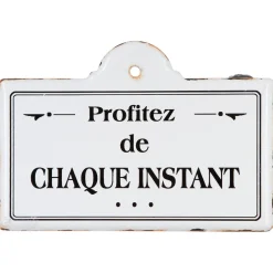 DECO MURALE PLAQUE PACO METAL D.25X18CM