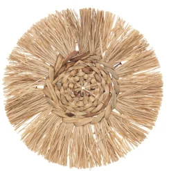 DECO MURALE RAPHIA X3 PIECES 25CM 30CM 36CM