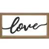 DECORATION MURALE LOVE CADRE 25X13CM