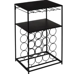 DESSERTE METAL PORTE BOUTEILLE