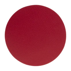 DESSOUS DE VERRE X6 PIECES TENOR D.10CM ROUGE