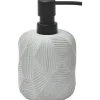 DISTRIBUTEUR A SAVON CIMENT AVEC RAINURES GRIS
