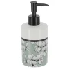DISTRIBUTEUR A SAVON DOLOMITE ROND IMPRIME 320ML ECRIN VERT