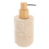 DISTRIBUTEUR A SAVON POLYRESINE BAMBOU 250ML FACON TRAVERTIN