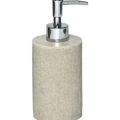 DISTRIBUTEUR A SAVON STRIE POLYRESINE NATUREL