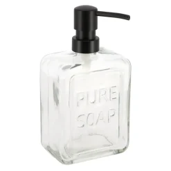 DISTRIBUTEUR A SAVON VERRE PURE SOAP 550ML TRANSPARENT