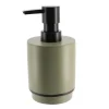 DISTRIBUTEUR SAVON POLYRESINE ROND 290ML KAKI NOIR