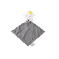 DOUDOU MOUCHOIR 18X18CM ETOILE ESSEN CIEL