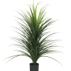 DRACENA EN POT PLASTIQUE NOIR H120CM