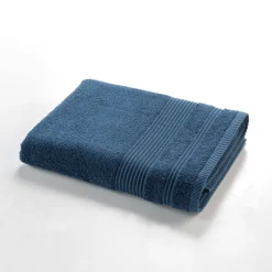 DRAP DE DOUCHE 70X130CM EPONGE UNIE TENDRESSE SAPHIR