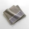 DRAP DOUCHE 70X130CM EPONGE UNIE JACQUARD ESTEBAN KAKI