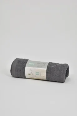 DRAP DOUCHE 70X140CM GENEVIEVE LETHU 550G GRIS