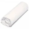 DRAP HOUSSE COTON BIO 90X200CM BLANC