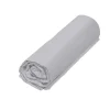 DRAP HOUSSE COTON BIO 140X200CM GRIS PERLE