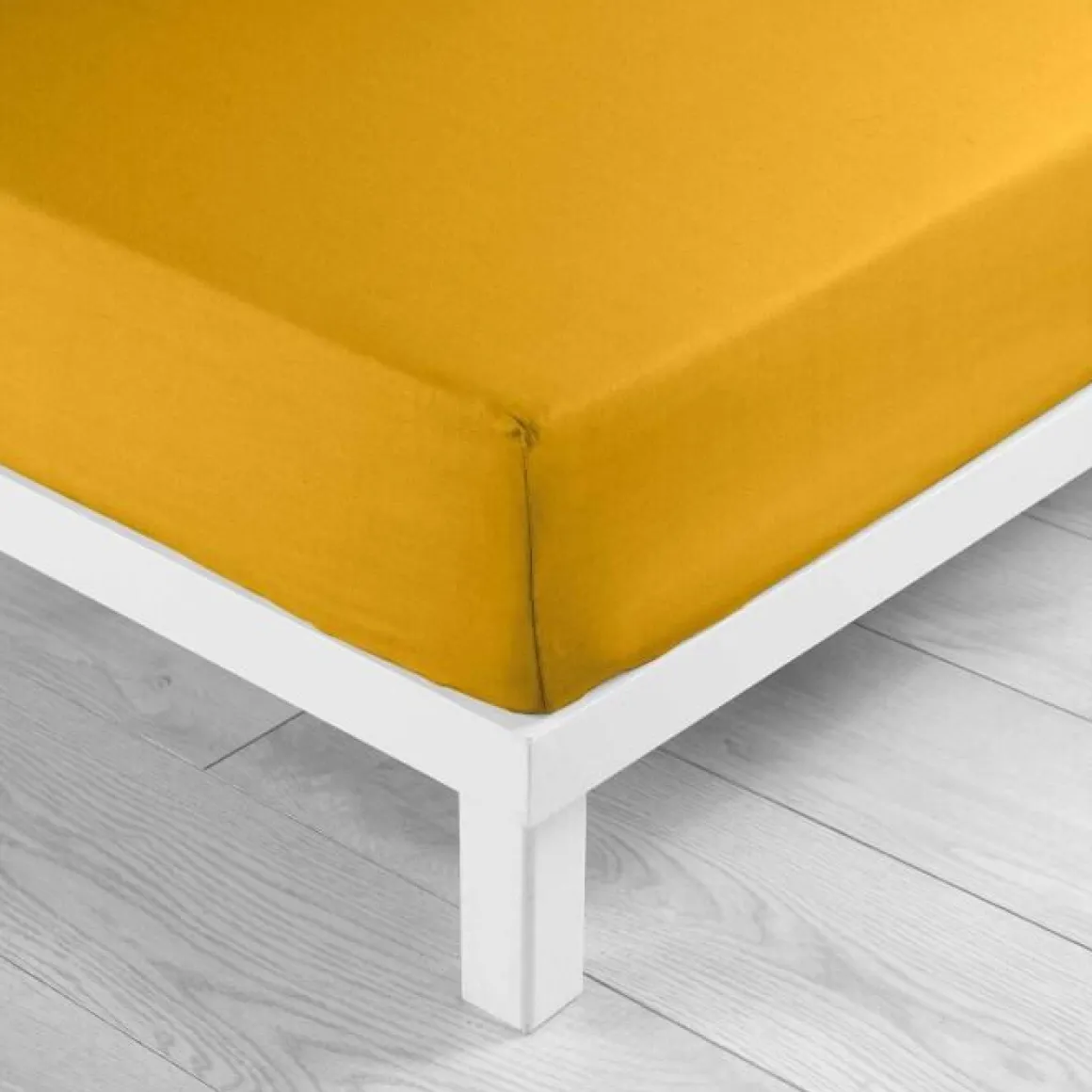 DRAP HOUSSE 2 PERSONNES 140X190CM UNI 57 FILS LINA CURRY